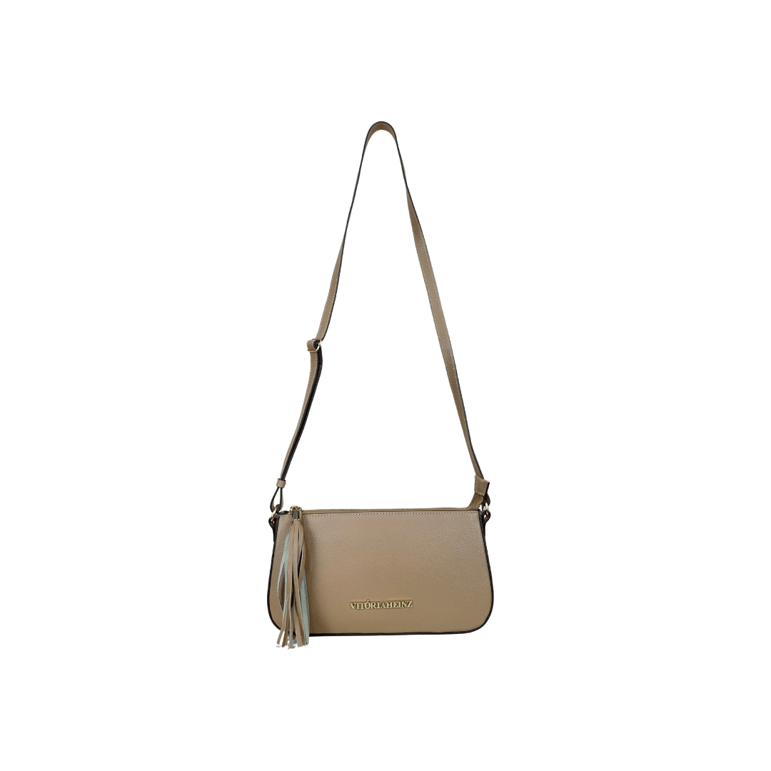 BOLSA EM COURO ROMA AMARULA - REF 1364