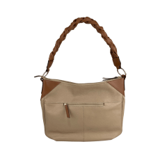 BOLSA GRANDE EM COURO ROMA NUDE - REF 1286