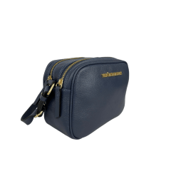 BOLSA EM COURO MARINHO - REF 1292