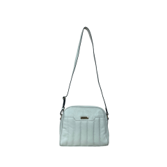 BOLSA EM COURO ROMA OFF WHITE - REF 1356