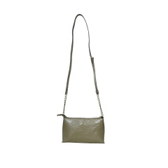 BOLSA PEQUENA EM COURO CROCO ARÁBICA - REF 1287