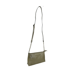 BOLSA PEQUENA EM COURO CROCO ARÁBICA - REF 1287