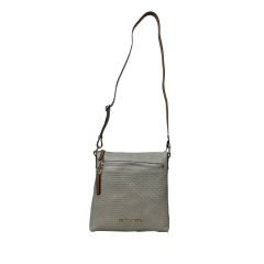 BOLSA TRANSVERSAL EM COURO NUDE - REF 1302 BOLSA TRANSVERSAL EM COURO NUDE - REF 1302