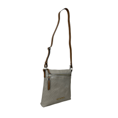 BOLSA TRANSVERSAL EM COURO NUDE - REF 1302