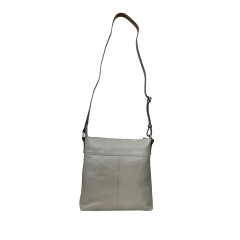 BOLSA TRANSVERSAL EM COURO NUDE - REF 1302