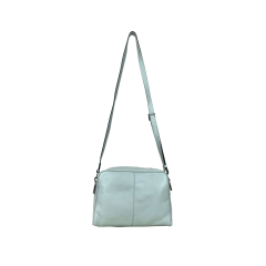 REF 1354 BOLSA EM COURO ROMA OFF WHITE - REF 1354