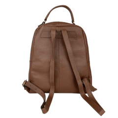 MOCHILA EM COURO CASTOR - REF 1175